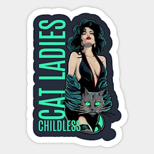 Childless-Cat-Lady Sticker